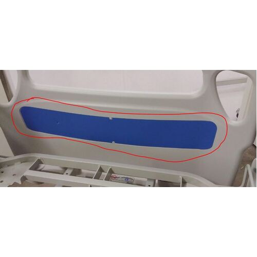 Hill-Rom HR900 / Accella - Endboard Lower Trim / Sticker - Light Blue