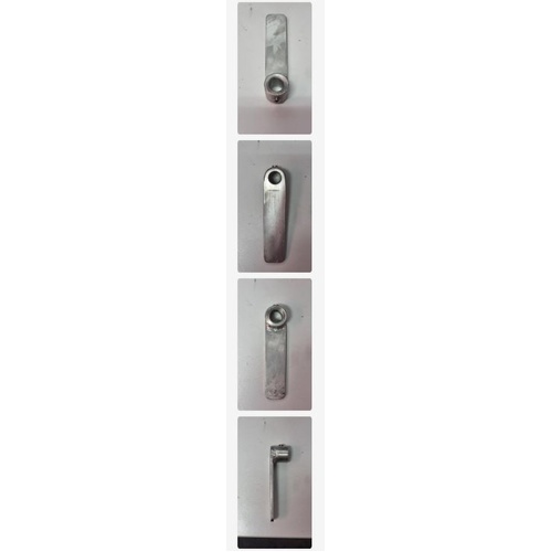 Special Part, 10mm on Handle To Suit Mortuary Table, ARM HANDLE With Stainless Grub Screw