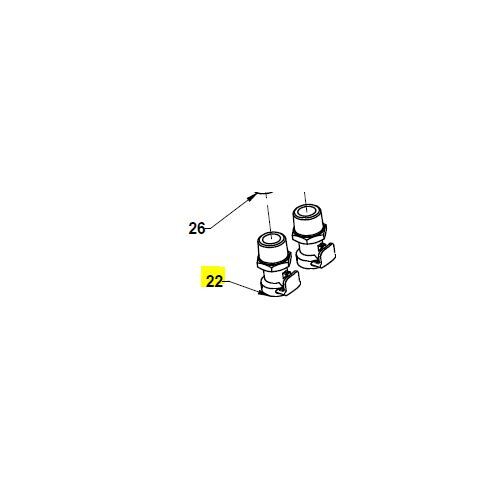 Linet, 1/4 Flow 1, Air CONNECTOR SOCKET