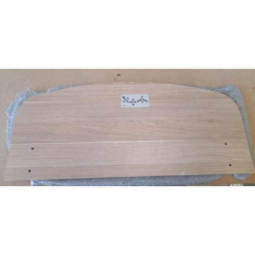 Alrick 7001GW Single Bed - 32mm Mental Health FOOTBOARD Includes Touch Pad - Natural Oak
