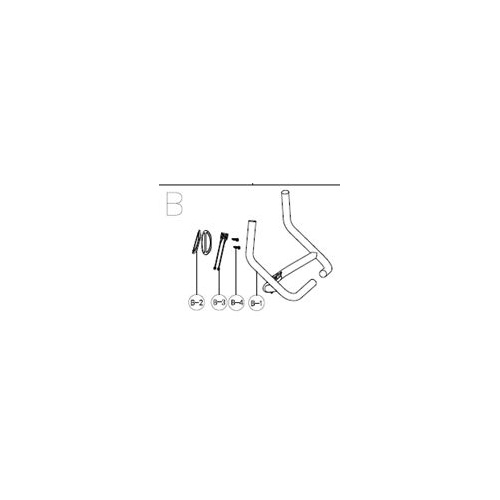 York LC-UB Upright Bike, HANDLE BAR SET