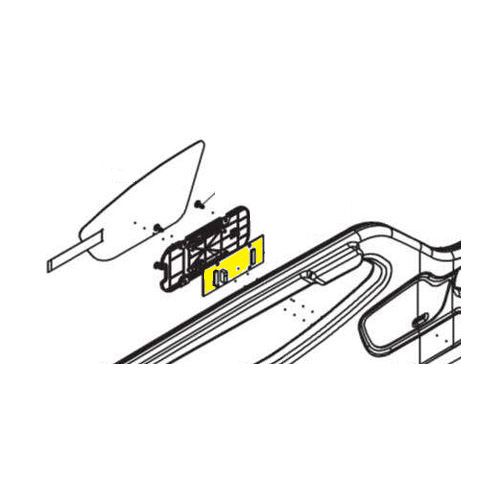 Hill Rom To Suit Centuris Bed, Side Rail Interface PCB