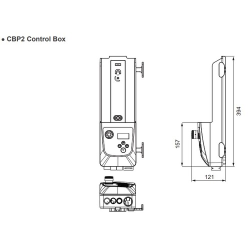 Moteck, CBP2, CONTROL BOX To Suit 1 Actuator