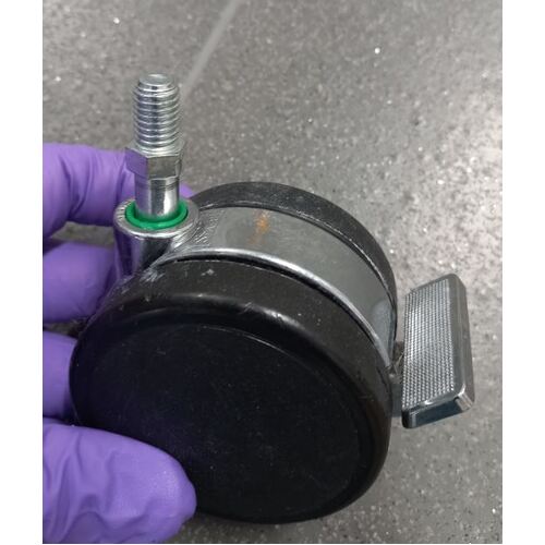 Haag-Streit International, 75mm with M10 x 14mm BRAKING CASTOR