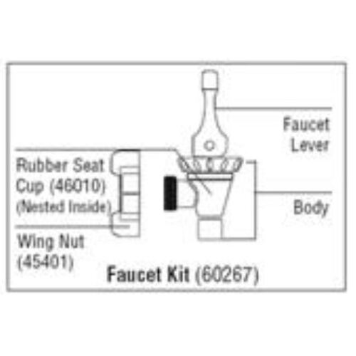 Cambro, To Suit All Camtainers, FAUCET Assembly