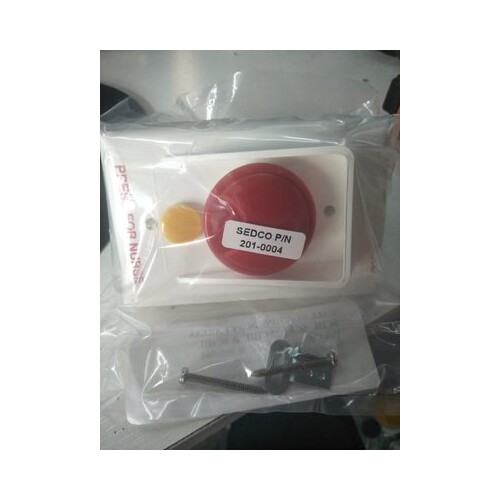 Sedco Latch Red Call Button & Reset WALL POINT