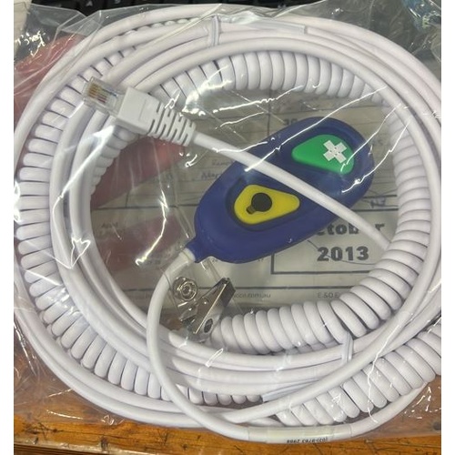 Indigo, MED NC2B/ LATCH/SIL3-5 Nurse Call PENDANT - Internet Plug End