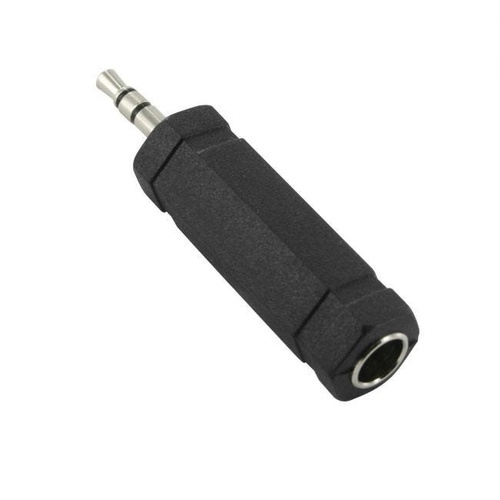 6.35mm Stereo Female To 3.5mm Stereo Male Adaptor
