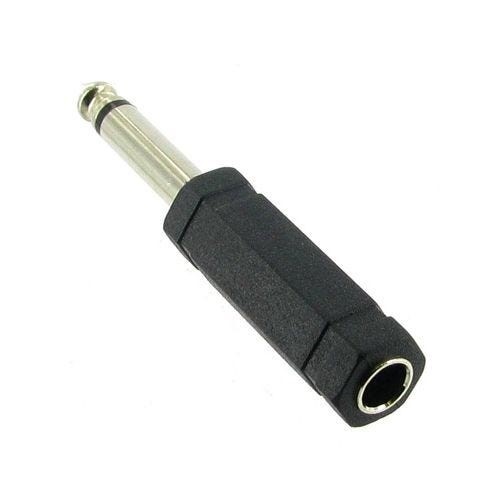 6.35mm Female Stereo To 6.35mm Male Mono Adaptor