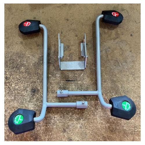 Kerry KH600 Shower Trolley / KH604 / KH608 Patient Trolley - Hi/Lo Hydraulic Ram Bracket Kit