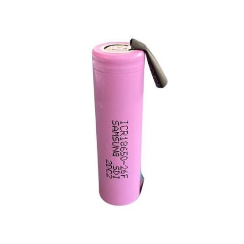 Samsung 18650 RECHARGEABLE LI-ION BATTERY With Solder Tag - 2600mAh