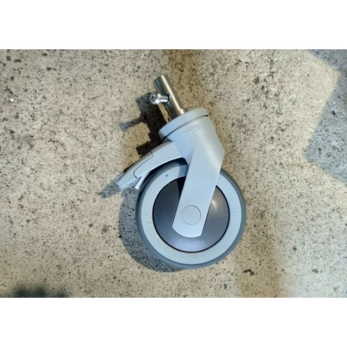 Raz Shower Commode - 125mm Levina Brake Castor With 3/4'' Solid Stem