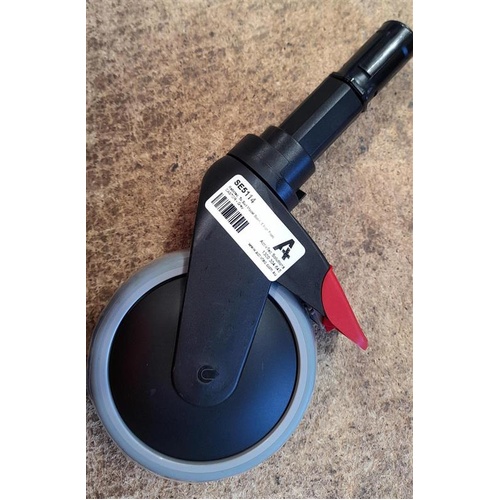 Rebotec, To Suit Model Bonn, 5 Inch Front Brake CASTOR - Black