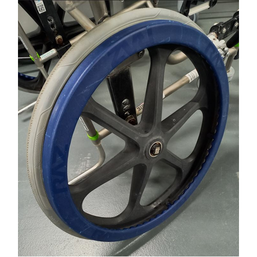 Raz, To Suit Shower Commode, 22 Inch Rear WHEEL With Hand Rim and Hub Caps - Pair