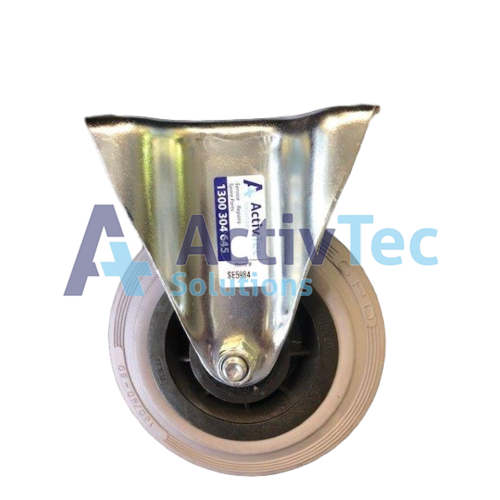 Tente 160mm Fixed Castor - Plate Mount