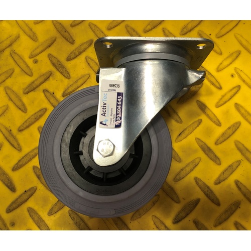 Tente160mm Swivel Castor - Plate Mount
