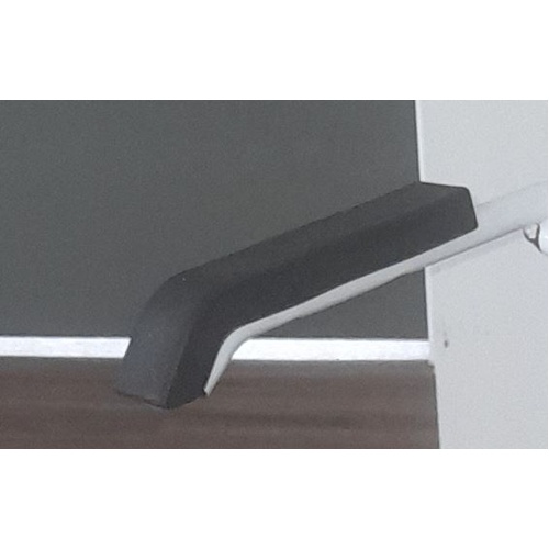Aspire BTC068010 Shower Commode - Curved Armpad And Mounting Hardware - R/H