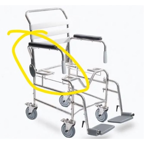 Juvo Shower Commode - Complete Swing Away ARMREST - LHS
