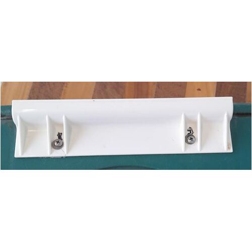 Tubalco Shower Commode - PLASTIC SEAT CLIP - White