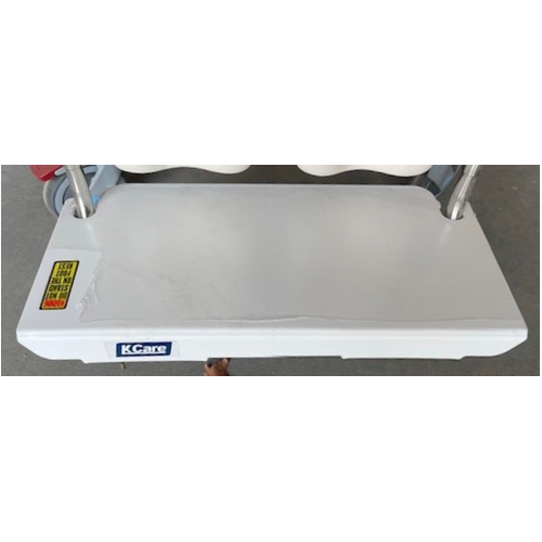 KA11507 Shower Commode - One Piece Removable HDPE Platform Footrest 445mm Wide - See Attributes