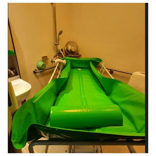 Repl, Shower Trolley, MATTRESS LINER - Green