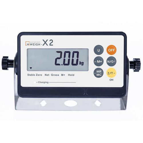 Hiweigh X2 Model -Weigh Scale Indicator - Includes Charger Cable