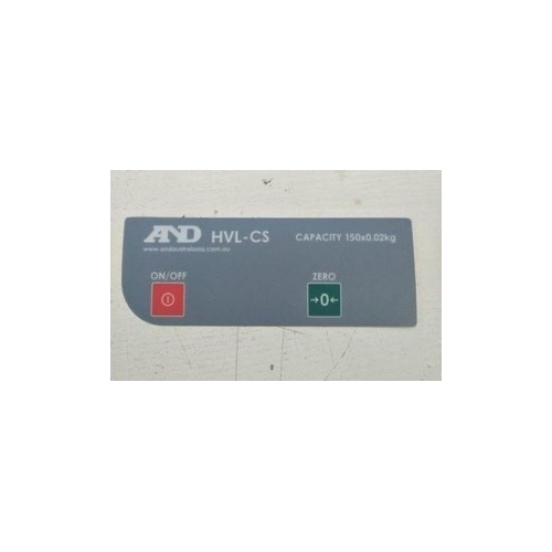 A&D HVL-CS Weigh Chair - On/Off And Zero MEMBRANE Switch Panel