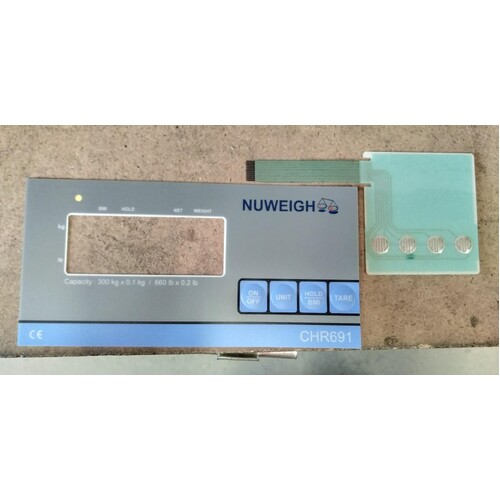 Nuweigh Indicator  MEMBRANE & OVERLAY