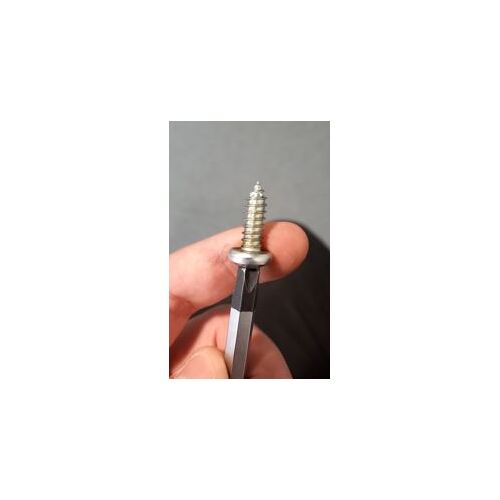 Zinc 1/4" x 3/4" BSW Plate Pan Head Philips Metal THREAD/SCREW