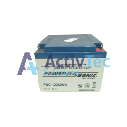 Powersonic Battery - 12V 26Ah - H 125mm x L 175mm x W 165mm
