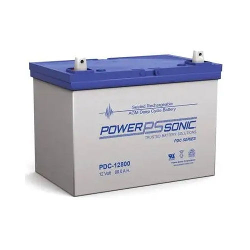 Powersonic SLA Battery12V 80Ah - L 260mm x W 168mm x H 210mm