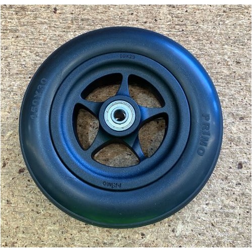 6" (150mm) x 1-3/4" (42mm) Wheelchair Wheel