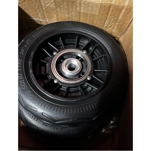 Moving Star, 10 inch x 2 Inch, PU Solid TYRE - Black