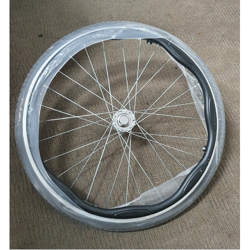 Karma Ergo Lite 2 - Rear Wheel With Push Rim And Solid Tyre 20" x 1 3/8''