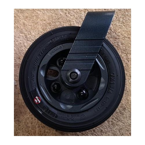 Glide Centro Electric Wheelchair - 7 Inch Foam Filled CASTOR With Aluminium Hub