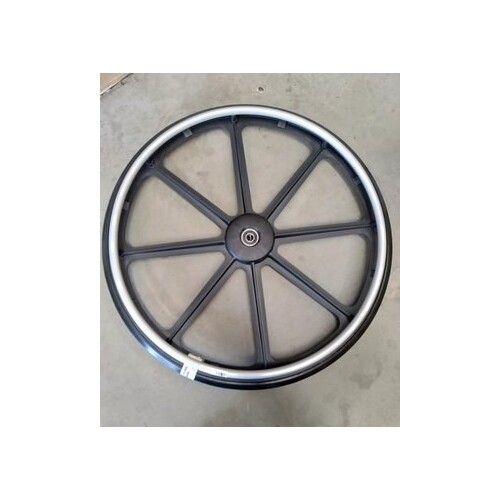 Sunrise Breezy EC2000HD - Complete Wheel 24" With Solid Pyramid Trye - Black - Each