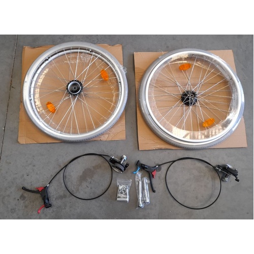 Aspire, 24 Inch Wheel, Wheelchair DRUM BRAKE Kit - Pair