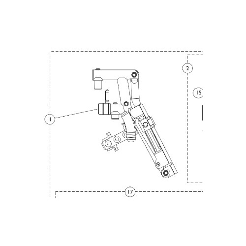 Invacare, To Suit ATO TDX SP2 Chair, 24P, LEGREST SUPPORT ASSEMBLY LHS