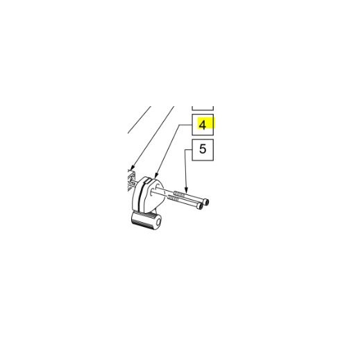 Quickie Iris Wheelchair - Foot Brake Assembly - L/H