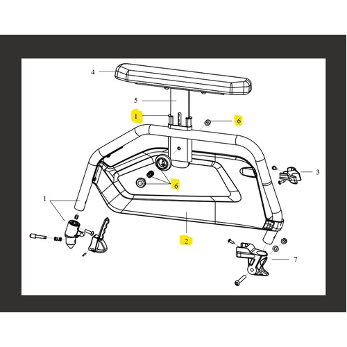 Otto Bock Start M2 - Side Panel Height Adjustable RELEASE BUTTON