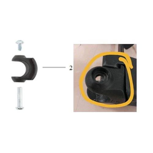 Otto Bock Start M2S Wheelchair - LEGREST HANGER Including Threaded Sleeve