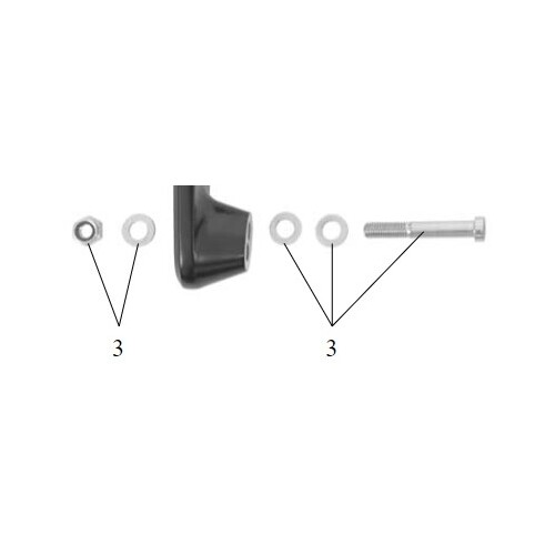 Ottobock 9"and 10" Front Wheel Mouting SCREW Kit