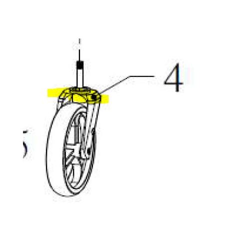Freedom, To Suit BR0209/204/213 Rollator, FORK BEARING Assembly
