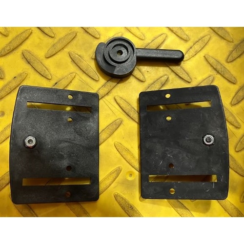 Therafin Top Drop Clamps, Pair