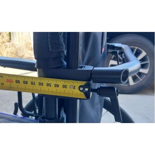 Permobil, To Suit Ti Lite Chair, 16 Inch Adjustable P-HANDLE With FOLD BAR