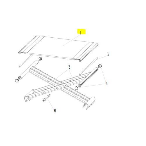 Breezy Rubix 2 XL 60cm Wheelchair - LHS FOOTPLATE