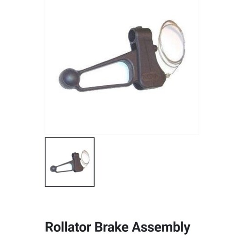 Redgum Rollator - Brake Lever With Round Ball End And Inner Cable Assembly - Each