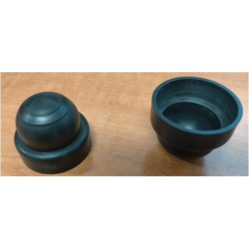 Wheelchair - Castor Pintle Tube Domed Dust Cap - Fit External Tube 32mm - Each