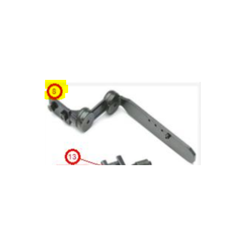 Bracket, thigh/hip support, high profile, Unitrack