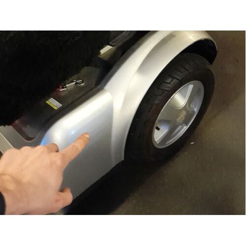 Afikim S3 / S4 Scooter - Under Seat Battery Cover - Silver